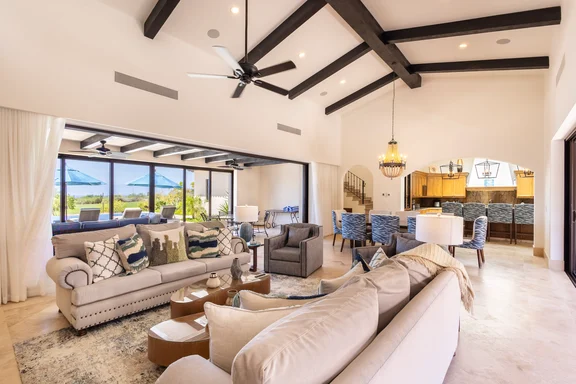 Exquisite 4BR Villa with Breathtaking Views - Golf Cart and Airport Transportation Included!